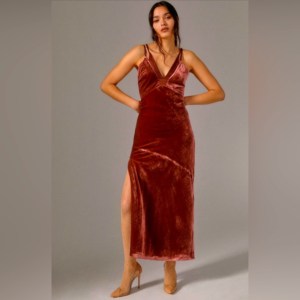 Brand new velvet dress from Anthropologie